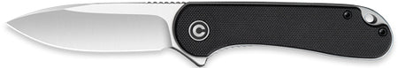 CIVIVI Elementum 2.96" Satin D2 Folding Knife Black G-10 Handle Clam Pack