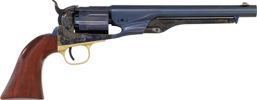 Cimarron 1860 Army Fluted Percussion Revolver .44 Cal 8" Charcoal Blued Walnut Grip 6 Shot