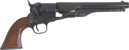 Cimarron 1861 Navy .36 Cal Percussion Revolver 7.5" Military Cut for Stock Case Hardened Walnut 6 Shot