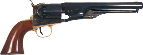 Cimarron 1861 Navy Civilian Percussion Revolver .36 Cal 7.5" Walnut Grip 6 Shot