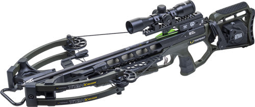 TENPOINT XBOW TITAN X ACUDRAW DECOCK 400FPS PRO-VIEW MOSS