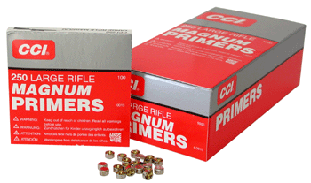 CCI PRIMERS 250 LARGE RIFLE MAGNUM 5000 PACK CASE