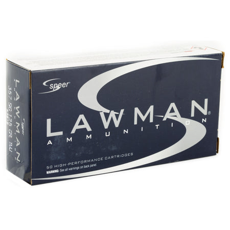 Speer Lawman Total Metal Jacket Flat Nose 125 Grain .357 Sig 1350 fps