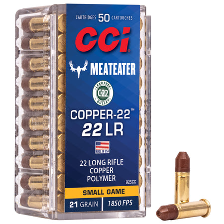CCI Copper-22 .22 Long Rifle 21 grain Copper ammunition