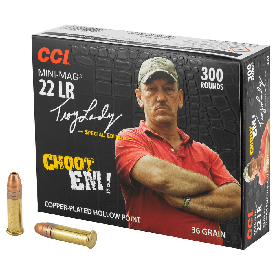CCI Mini-Mag Varmint Jacketed Hollow Point 36 Grain .22 Long Rifle 1260 fps