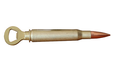 Caliber Gourmet Real 50 Cal Spent Shell Bottle Opener, Gold CBG-1016