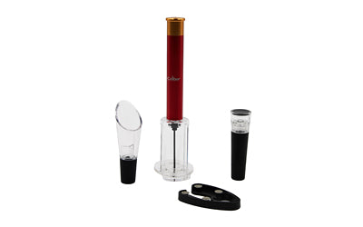 Caliber Gourmet Shotgun Shell Themed Wine Air Pressure Pump Opener CBG-1063