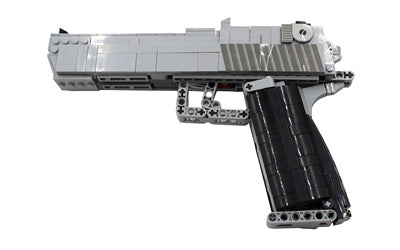 Caliber Gourmet Building Block Automatic Handgun Toy, 528 Pieces, Multi Color CBG-BB-4
