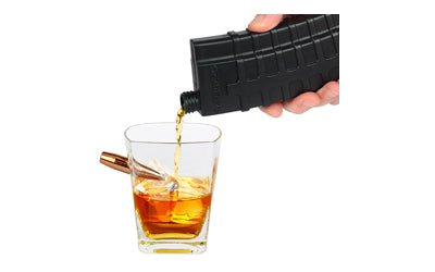Caliber Gourmet 7oz AR Magazine Shaped Flask, Black CBG-SG-LFLASK
