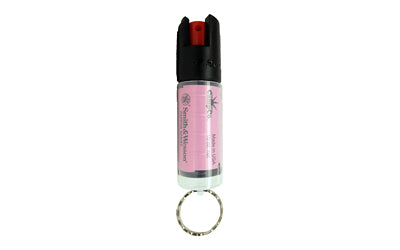 Caliber Gourmet Smith and Wesson Pink Keychain Pepper Spray, 0.5oz SWP-1201P