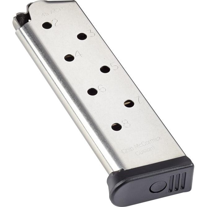 Chip McCormick RPM Stainless Handgun Magazine .45 ACP 8rd for 1911 Government Model