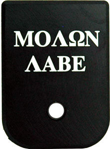 Cruxord Molon Labe Aluminum Glock Magazine Base Plate Gen 1-4