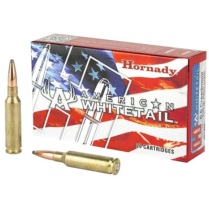 Hornady 81489 American Whitetail 6.5 Creedmoor 129 gr InterLock Spire Point