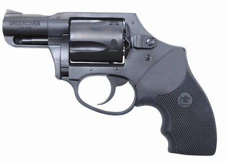 Charter Arms 13811 Undercover Lite Small 38 Special, 5 Shot 2" Black Steel Barrel & Cylinder, Black Passivate Aluminum Frame w/Black Finger Grooved Rubber Grip, Concealed Hammer