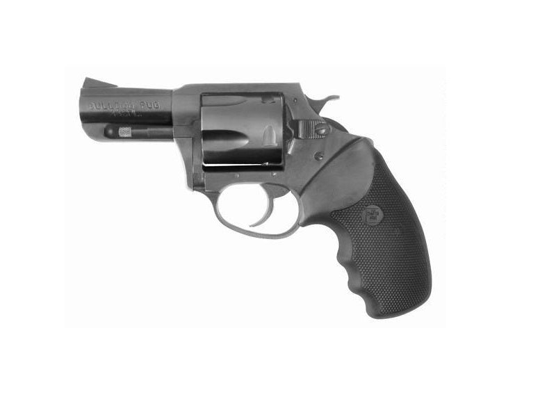 Charter Arms 64420 Bulldog Large 44 S&W Spl 5 Shot, 2.50" Black Nitride Steel Barrel, Cylinder & Frame w/Black Finger Grooved Rubber Grip, Exposed Hammer