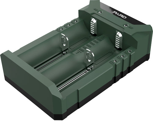 PARD 2-Slot Battery Charger with Status Indicator