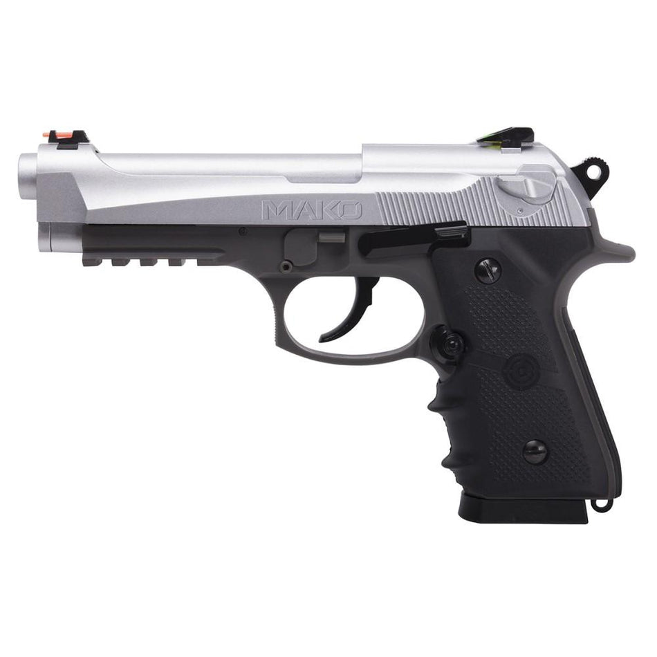 Crosman Mako CM9B CO2 Blowback BB Pistol Fiber Optic Sights Synthetic Frame
