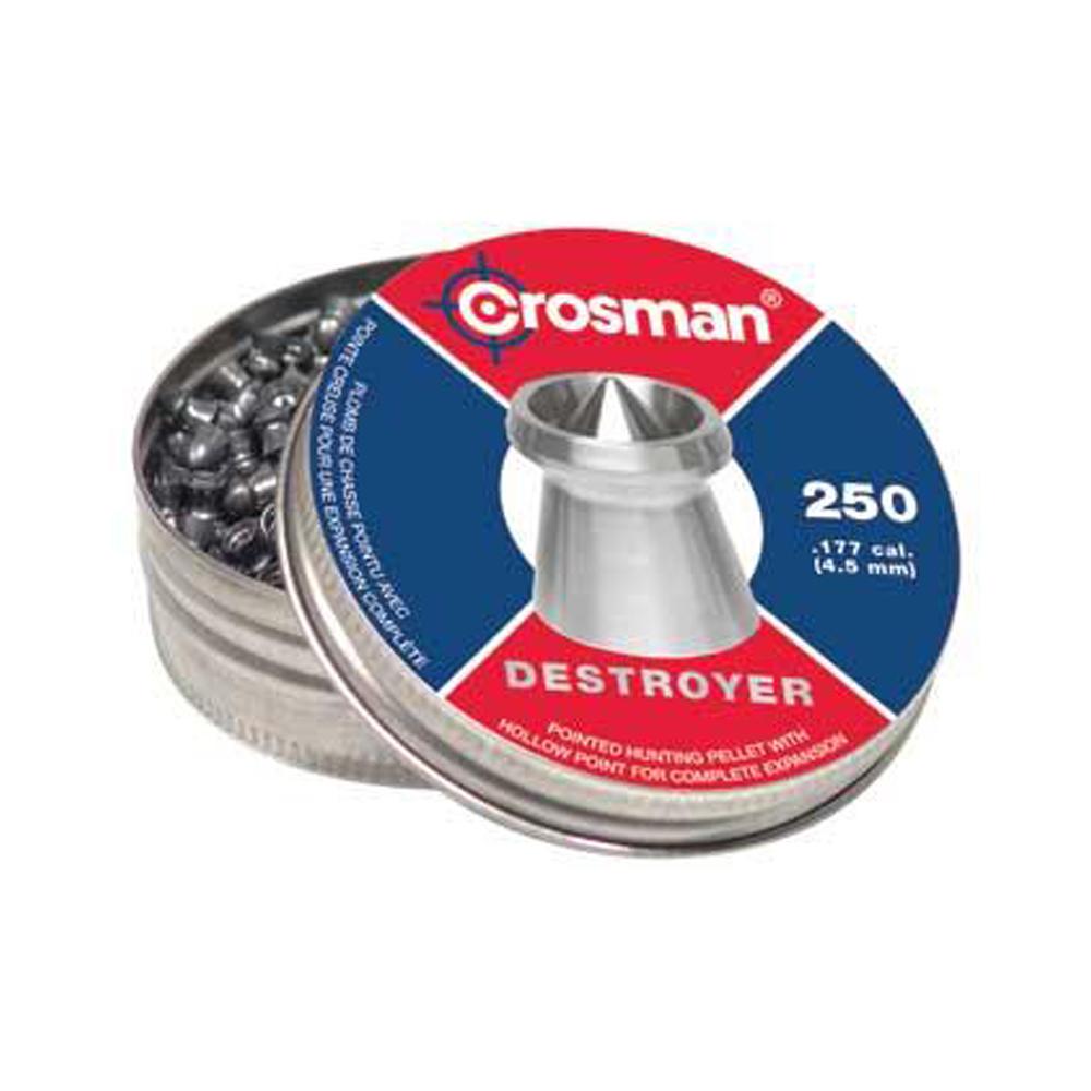 Crosman Destroyer Hunting Air Gun Pellets .177 Cal 7.4 Grain Expansion