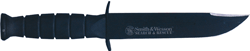 Smith & Wesson Search & Rescue Fixed Blade 6" Blackened Stainless Rubber Handle