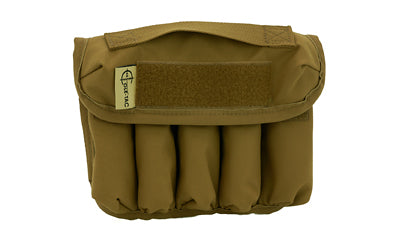 Cole-TAC Can Caddy Mini 500D Nylon Coyote Brown 5-Slot Suppressor Storage CD202
