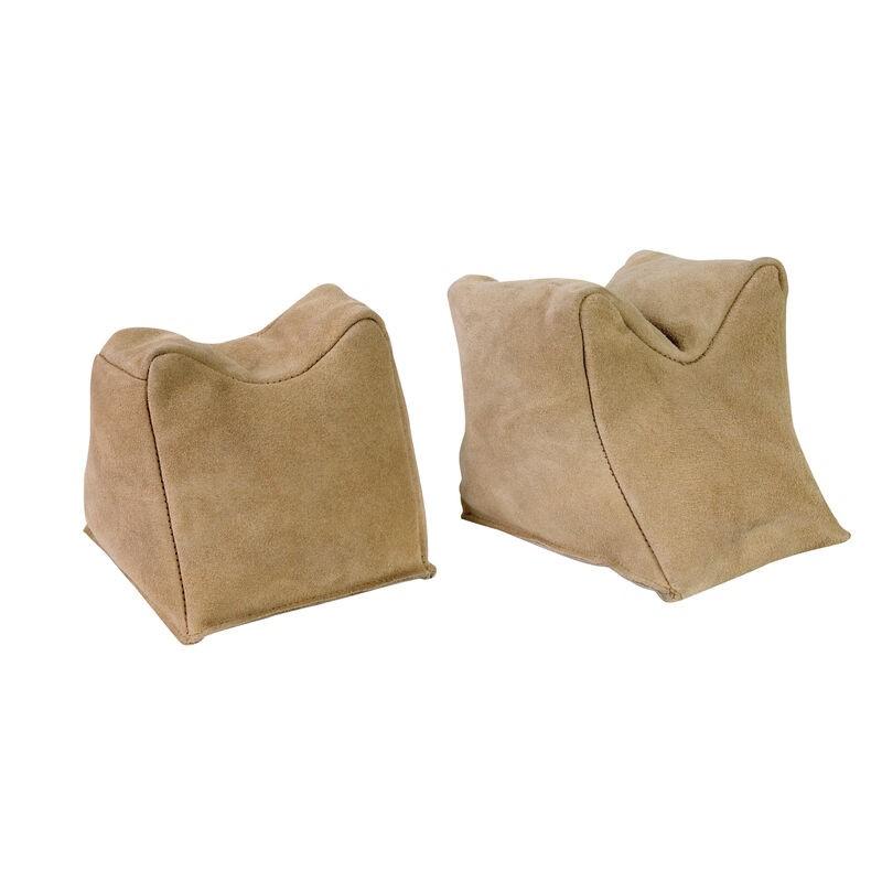 Champion Suede Sandbag Shooting Rest Set Front and Rear Tan Color