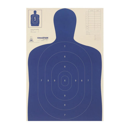 Champion LE Silhouette Paper Shooting Targets 23x36 Inches 100 Per Pack