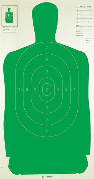 Champion LE Green Silhouette Paper Target 24 x 45 Inch 100/Pack