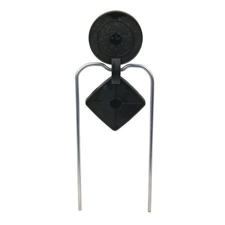 Champion Duraseal Reactive Double Gong Spinner Shooting Target Black