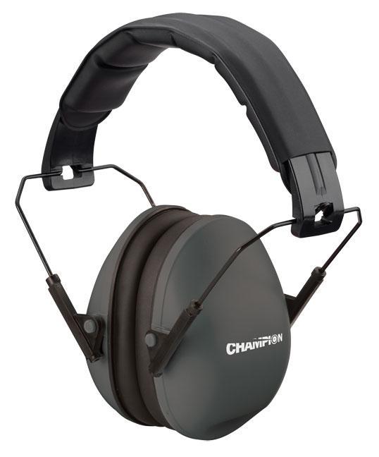 Champion Slim Passive Shooting Ear Muffs with Adjustable Fit