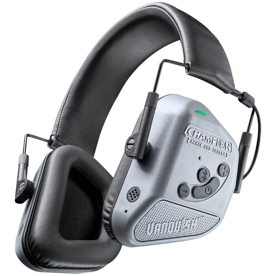 Champion Vanquish Shooting Hearing Protection Electronic Muffs 21dB Grey