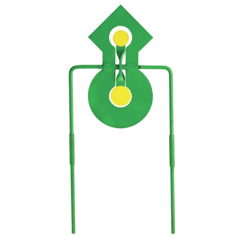 Champion .22 Cal Metal Double Reaction Spinner Target Radiation Green