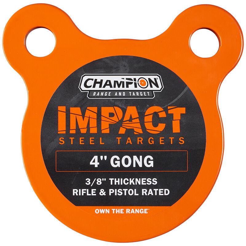 Champion Impact Steel Round Gong Target 4 Inch Laser Cut AR500
