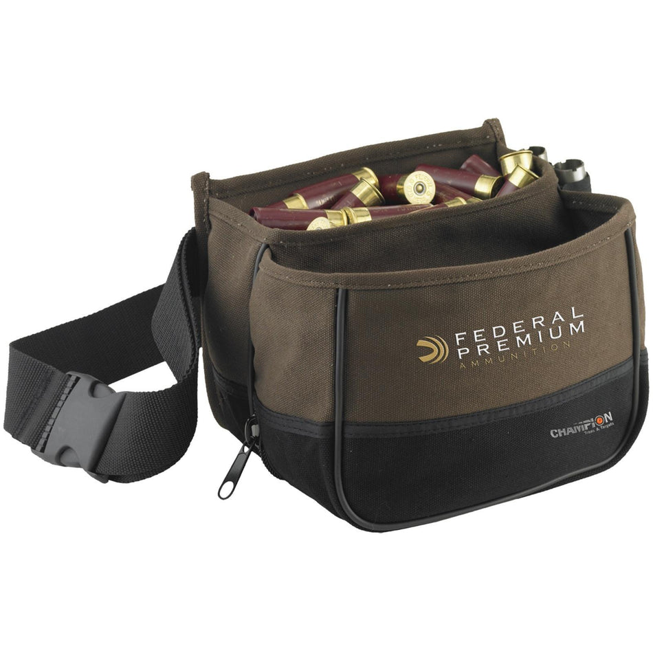 Champion Trapshooting Two-Box Shotgun Shell Carrier Pouch Tan