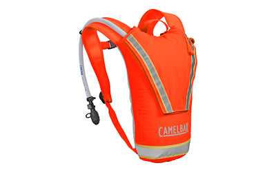 CamelBak Hi-Viz Tactical Hydration Pack, International Orange, 85oz Mil Spec Crux Reservoir, Reflective 1736801000