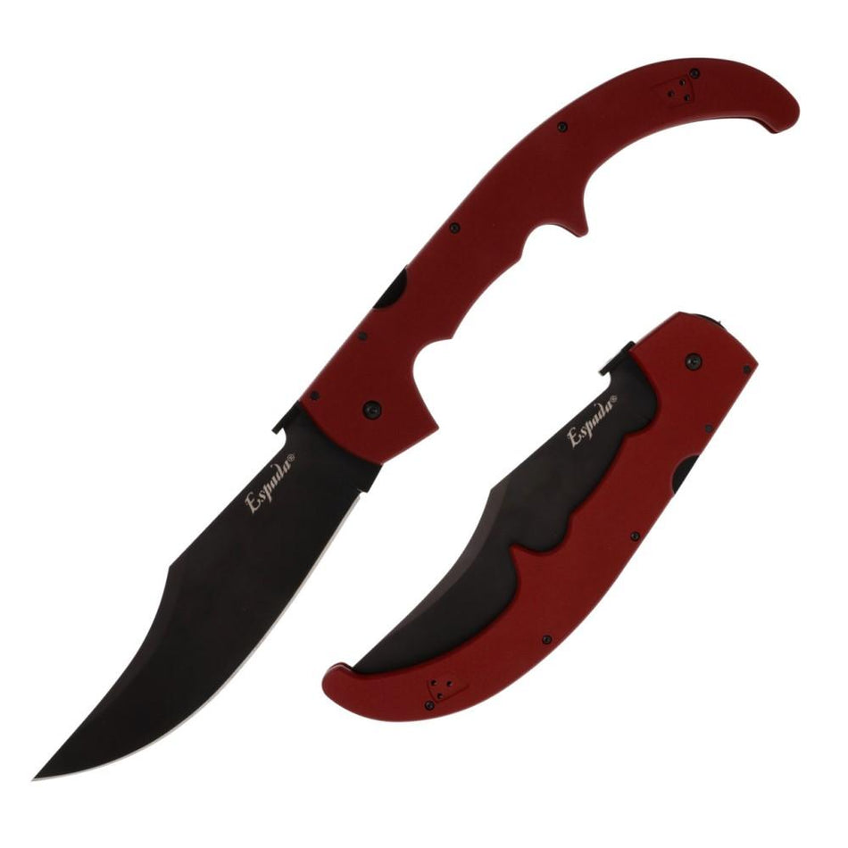 Cold Steel Espada XL Tri-Ad Lock Folder 7.5 Inch Clip Point Ruby Red