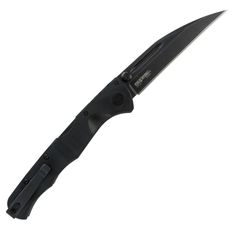 Cold Steel Frenzy II Folding Pocket Knife 3-1/2 Inch Sheepsfoot Blade Blackout