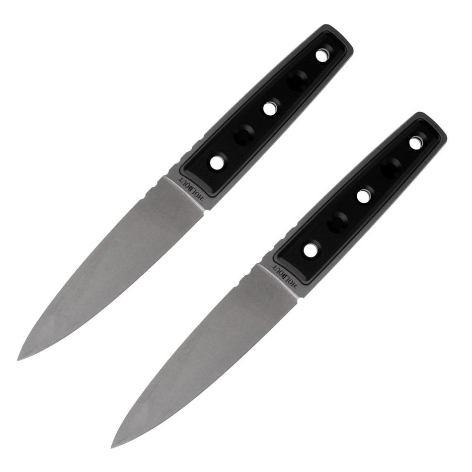 Cold Steel Stickman Holdout Throwing Knife Set 5.5" Fixed Blade Dagger Black 2/ct