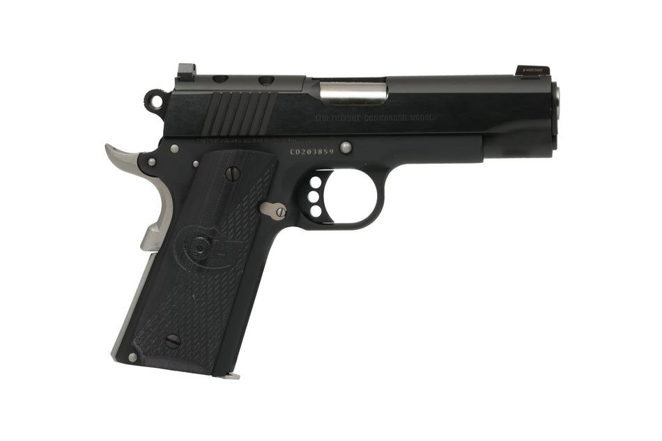 Colt Mfg O4840NC-OR Night Commander 45 ACP 8+1 4.25" Stainless Barrel, Matte Black Cerakote Stainless Steel Optic Ready/Serrated Slide, Matte Black Cerakote Aluminum Frame w/Beavertail, Black G10 Gr