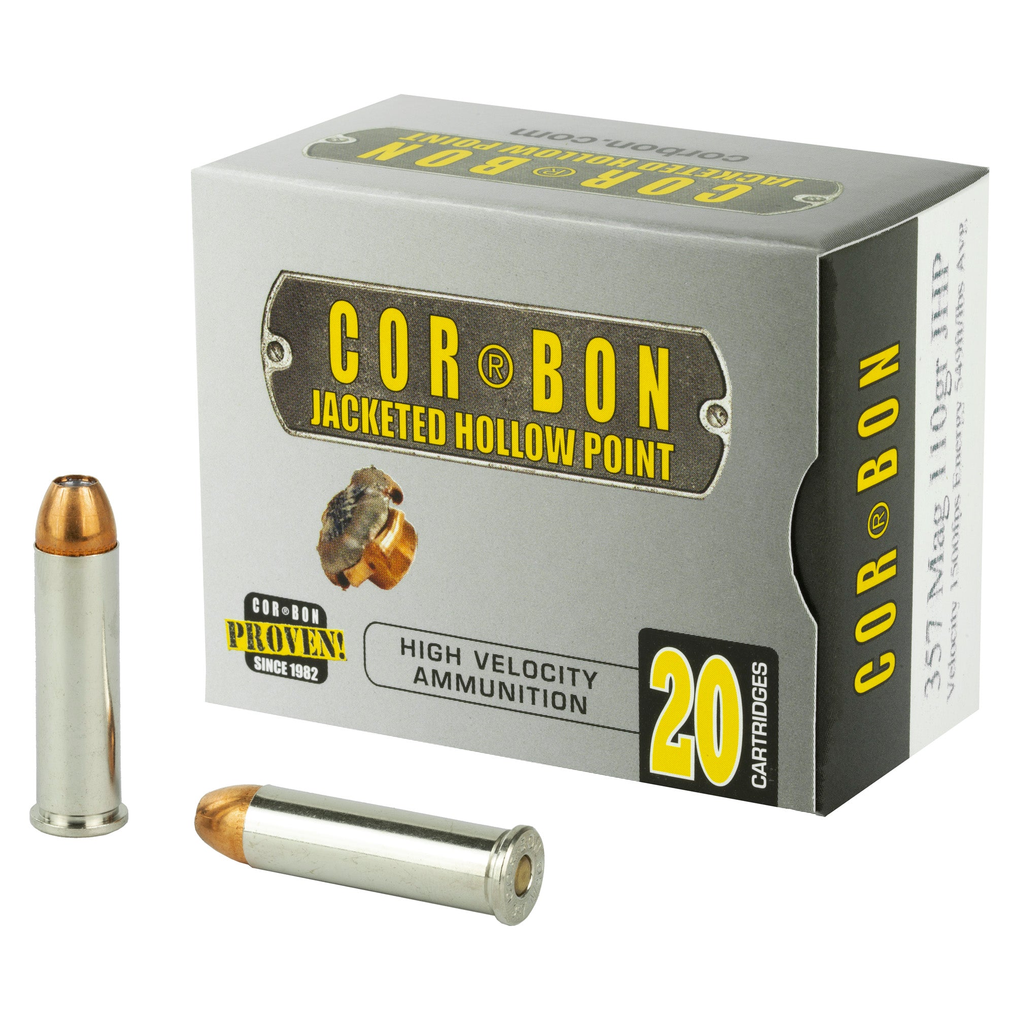 Cor-Bon Self Defense Jacketed Hollow Point 110 Grain .357 Magnum 1500 FPS