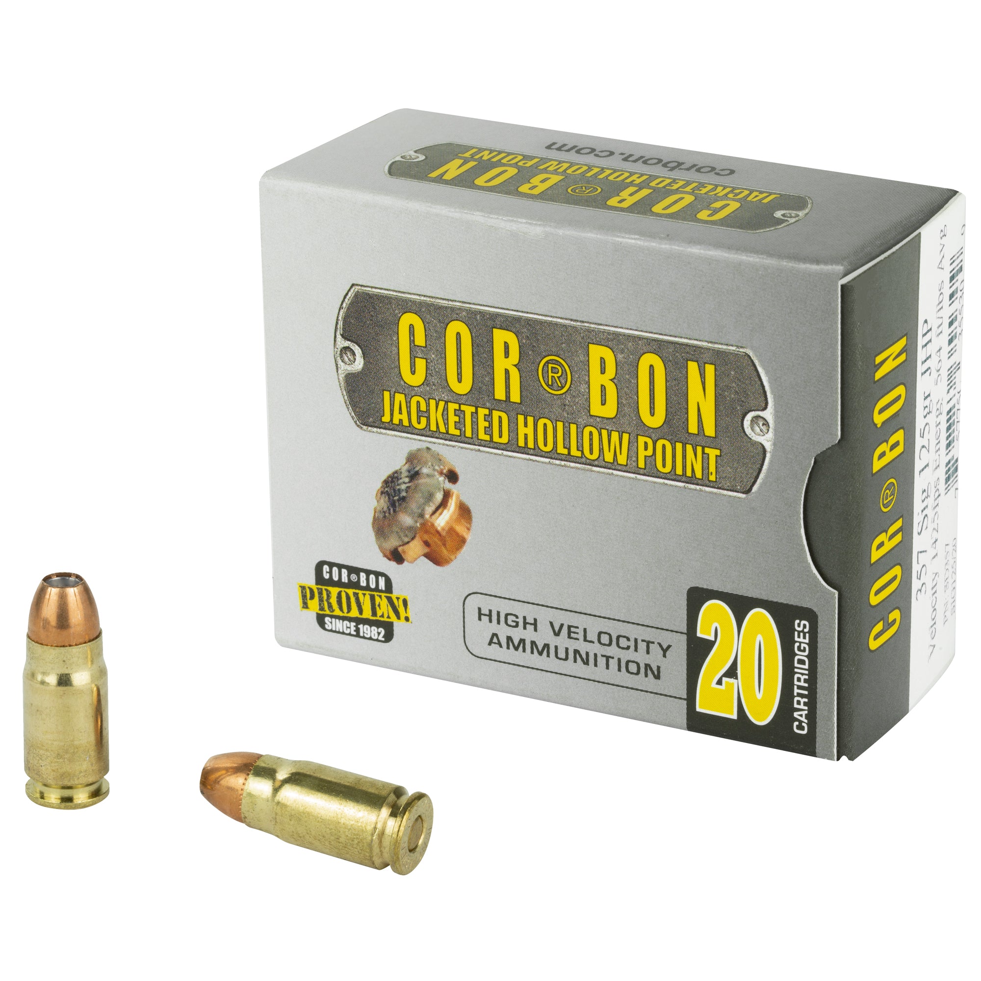 Cor-Bon Self Defense Jacketed Hollow Point 125 Grain .357 Sig