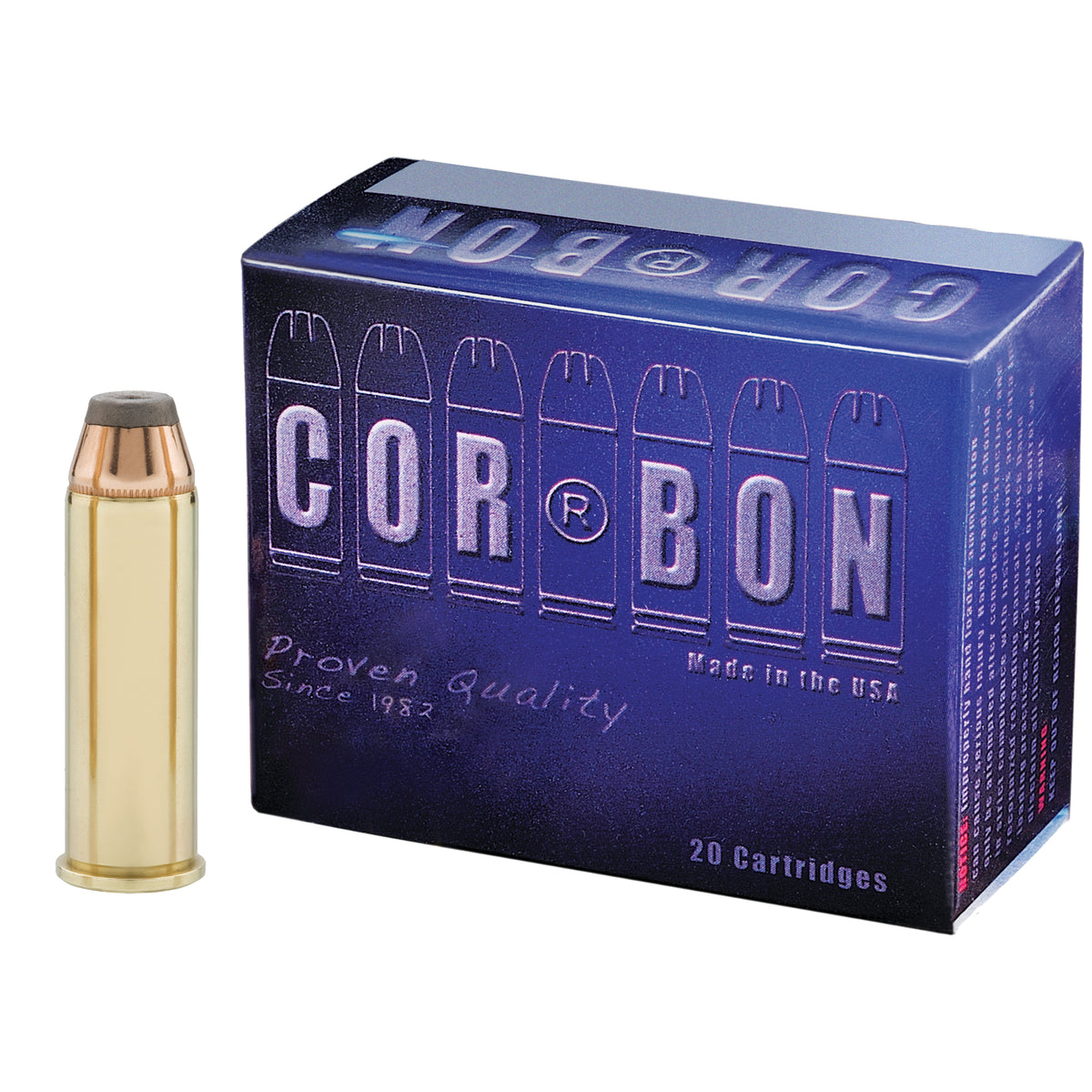 Cor-Bon Self Defense .41 Remington Mag 170 grain Jacketed Hollow Point ammunition
