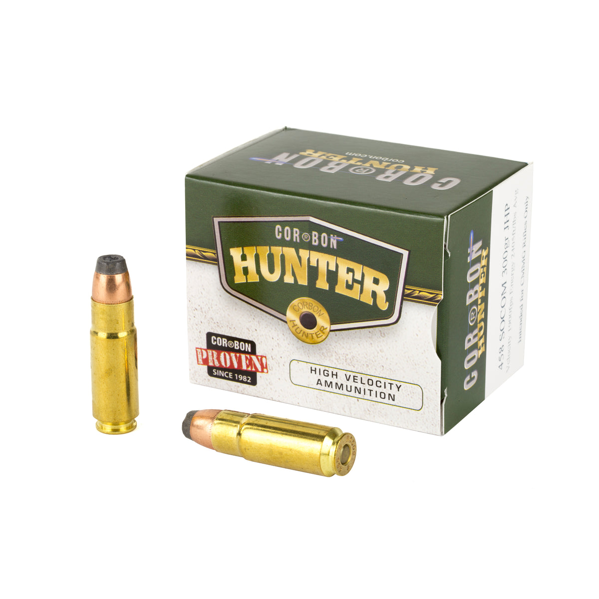 Cor-Bon Self Defense Tuned For The CMMG Anvil Rifle .458 SOCOM 300 grain Jacketed Hollow Point ammunition