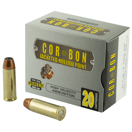 Cor-Bon Self Defense +P Jacketed Hollow Point 200 Grain .45 Long Colt 1100 FPS