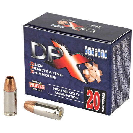 Cor-Bon Deep Penetrating X bullet +P XPB Jacketed Hollow Point 115 Grain 9mm Luger/Parabellum