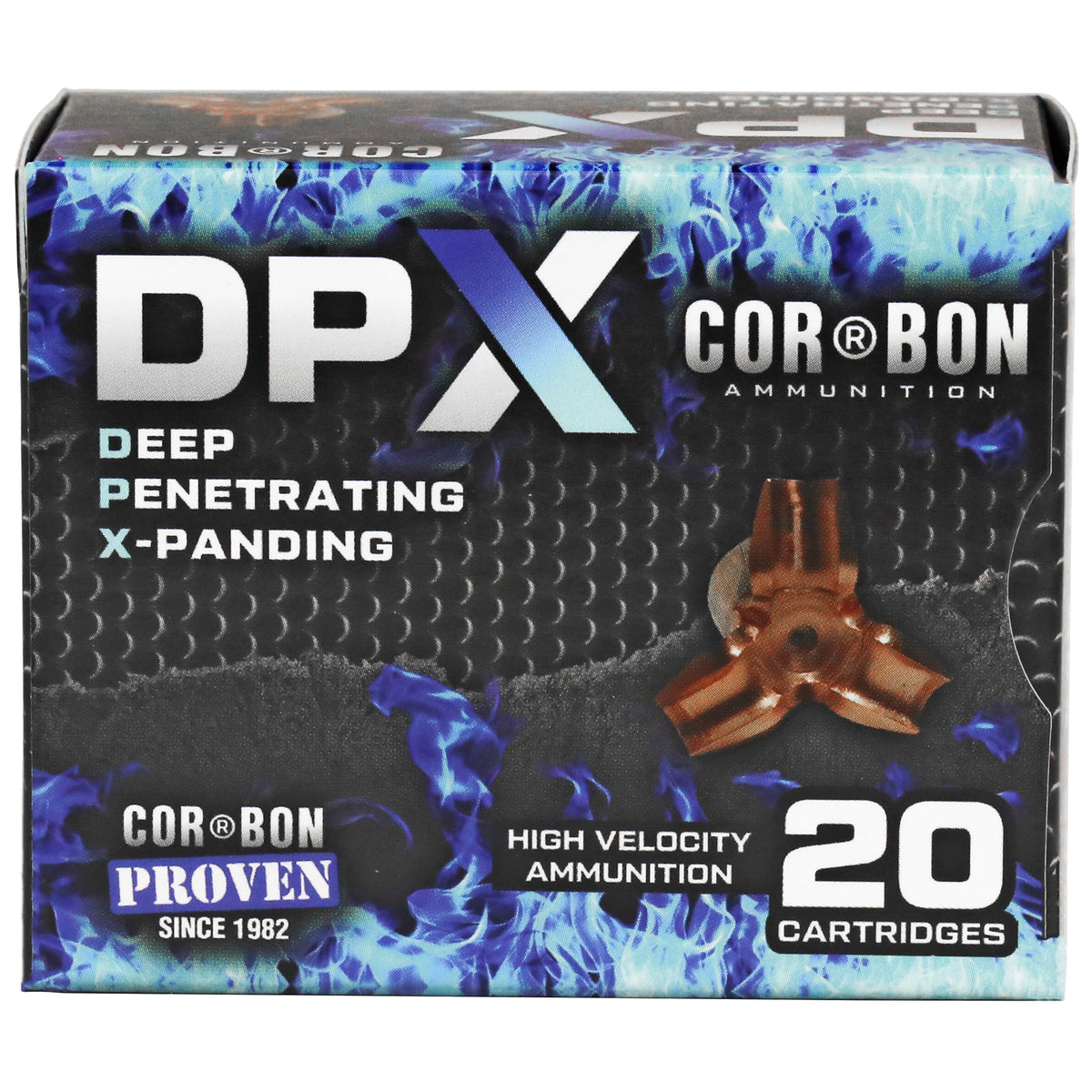 Cor-Bon Deep Penetrating X bullet XPB .44 Magnum 225 grain Hollow Point ammunition