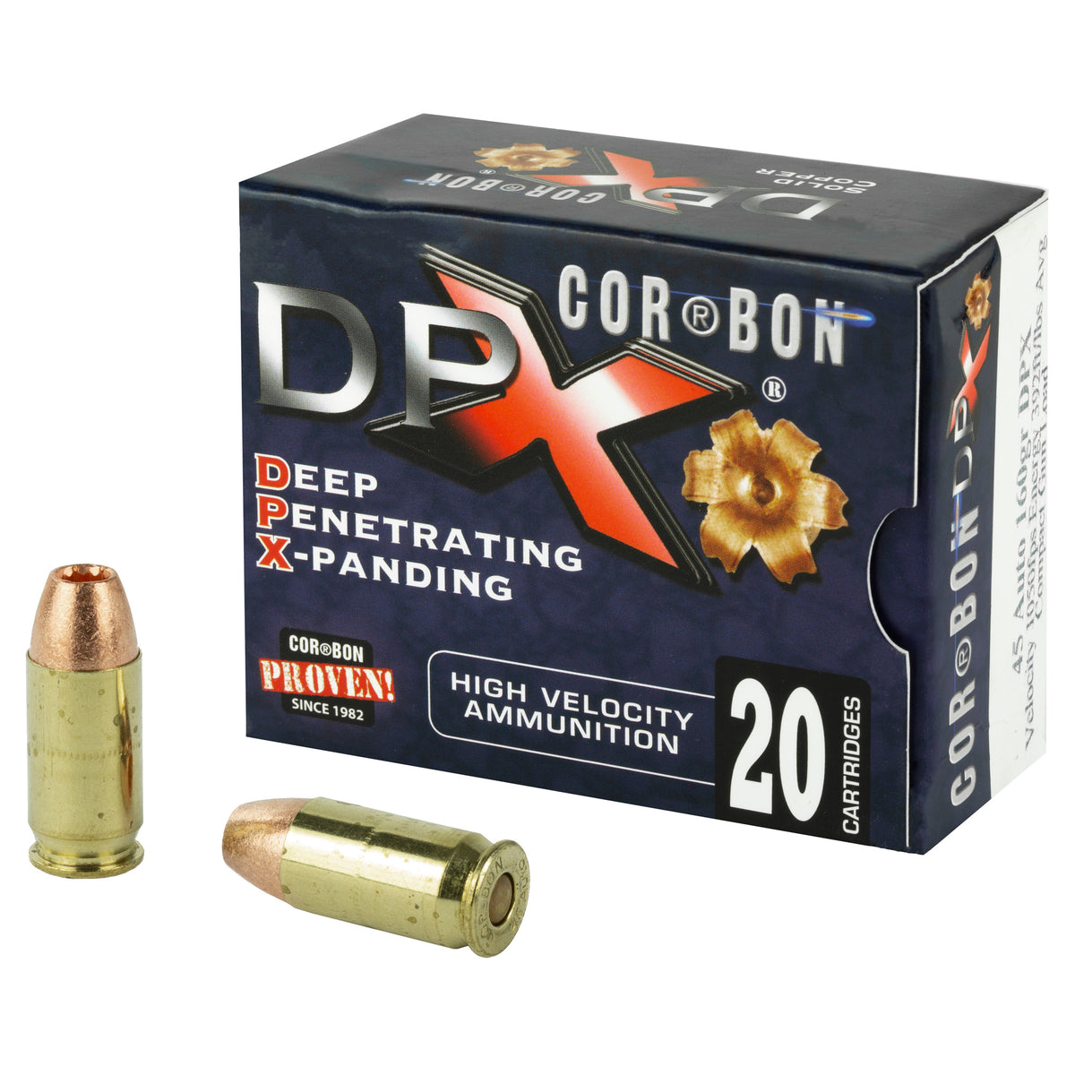 Cor-Bon Deep Penetrating X bullet XPB XPB 160 Grain .45 ACP/Auto