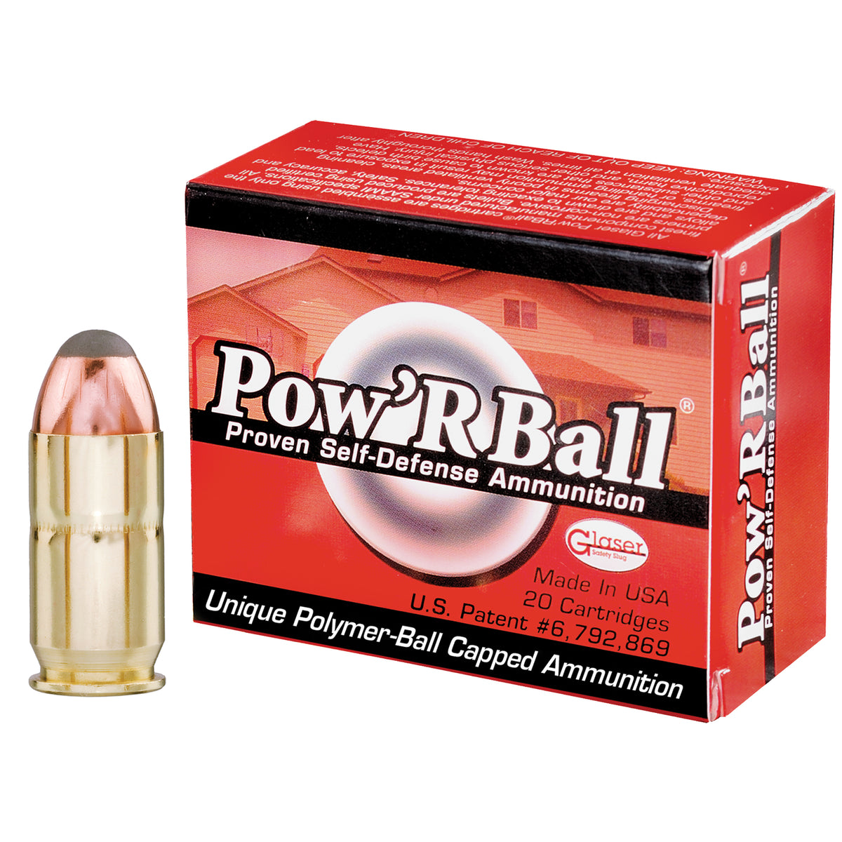 Cor-Bon Pow'rBall +P .45 ACP/Auto 165 grain Jacketed Hollow Point ammunition