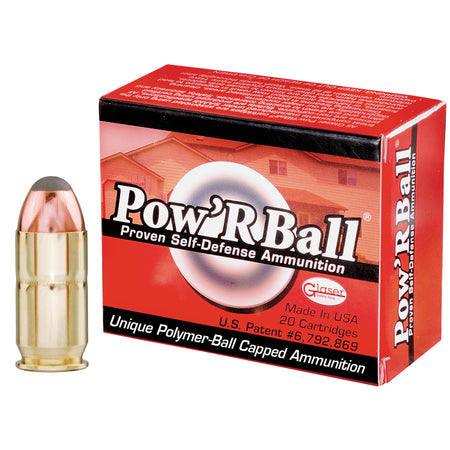 Cor-Bon Pow'rBall +P .45 ACP/Auto 165 grain Jacketed Hollow Point ammunition