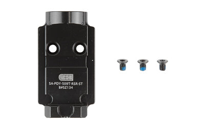 C&H Precision V4 Pistol Optic Mount Plate, Springfield Prodigy to Holosun 509T, Rear Sight Integrated, Black