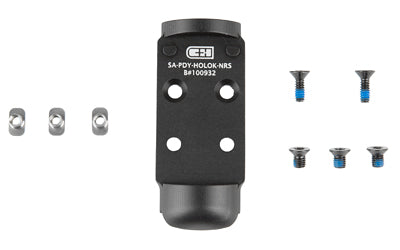 C&H Precision V4 Pistol Optic Plate, Springfield Armory Prodigy to Holosun 407K/507K Footprint, Matte Black